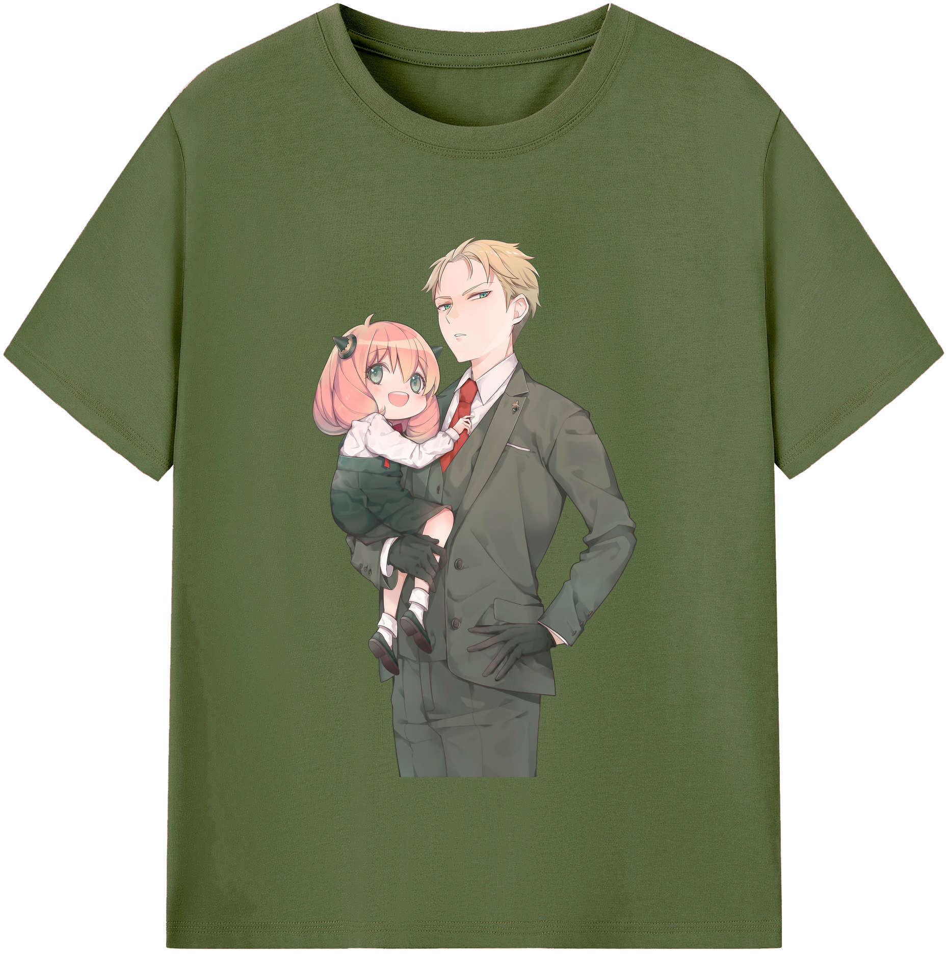 （画像用） SPY×FAMILY间谍家家酒 綿100％半袖Tシャツ（フロントプリント）